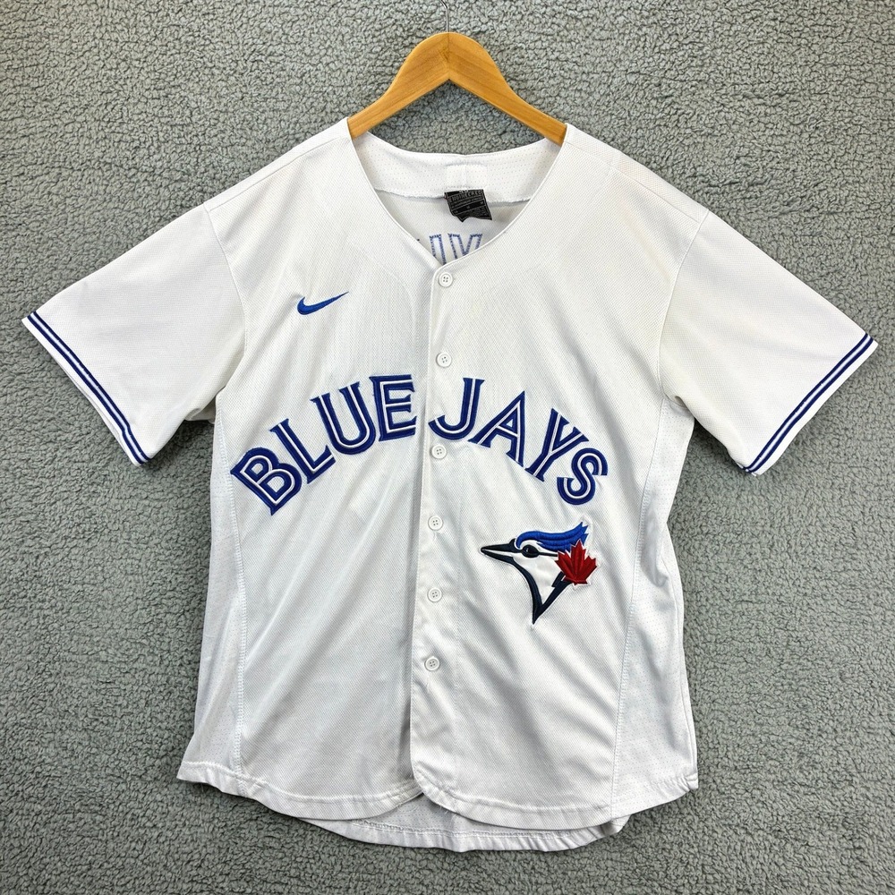 Nike Toronto Blue Jays Ryu 99 Baseball Jersey Men's 40 M White MLB Authentic